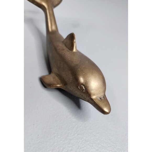 Vintage Brass Dolphin Soda Beer Bottle Opener 6” inch - Picture 3 of 8